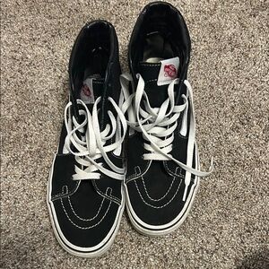 Vans Women's High-Top Sneakers - Black and White